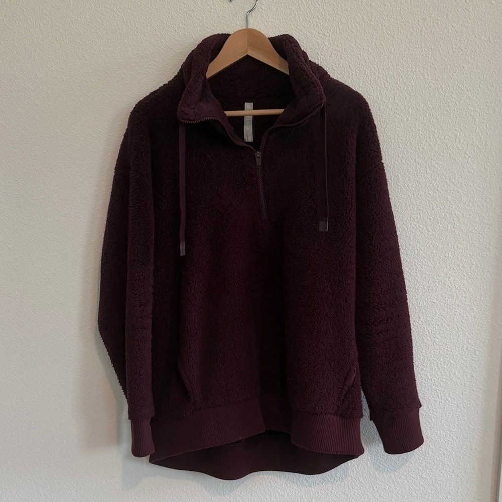 Athleta Deep Burgundy Fleece